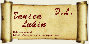 Danica Lukin vizit kartica